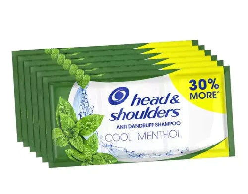 HEAD & SHOULDERS SHAMPOO COOL MENTHOL (GREEN) 504/12ML/12