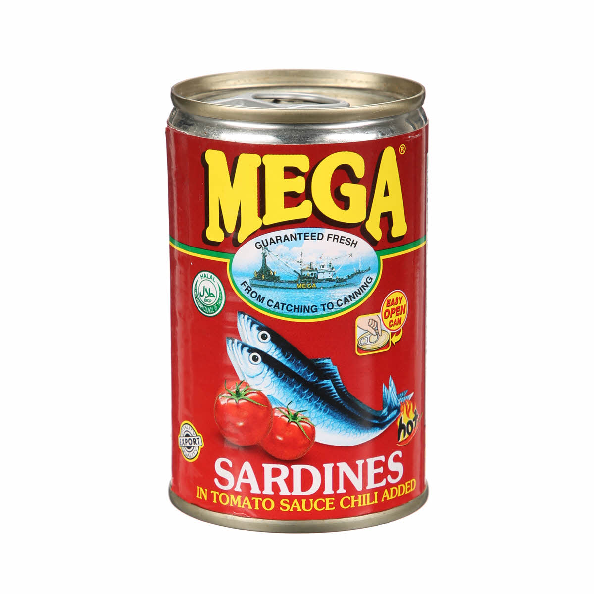 MEGA SARDINES HOT EASY OPEN 100/155G