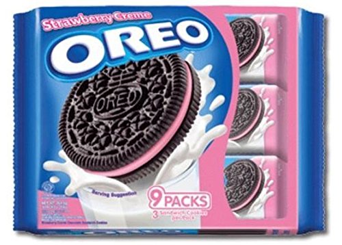 OREO SANDWICH COOKIE STRAWBERY 12/12/27.6G