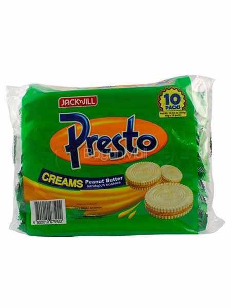 PRESTO CREAMS CHOCO PEANUT BUTTER 20/10/30G