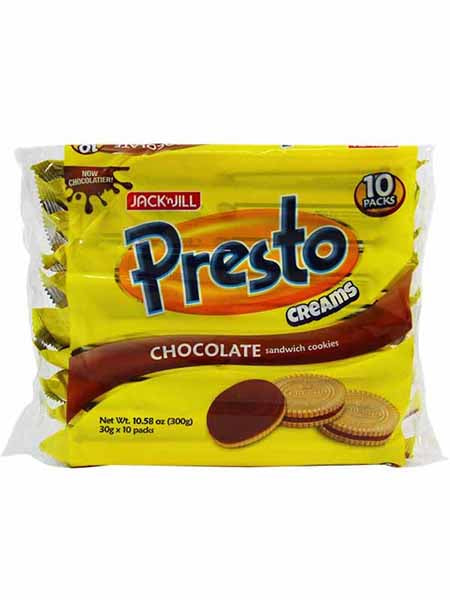 PRESTO CREAMS CHOCOLATE 20/10/30G