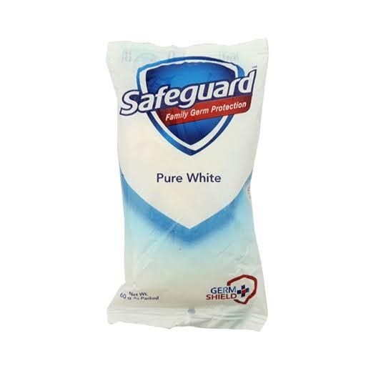 SAFEGUARD SOAP PURE WHITE 60G (55G)