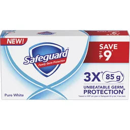 SAFEGUARD SOAP PURE WHITE 3-PID 32/3/85G (78G)