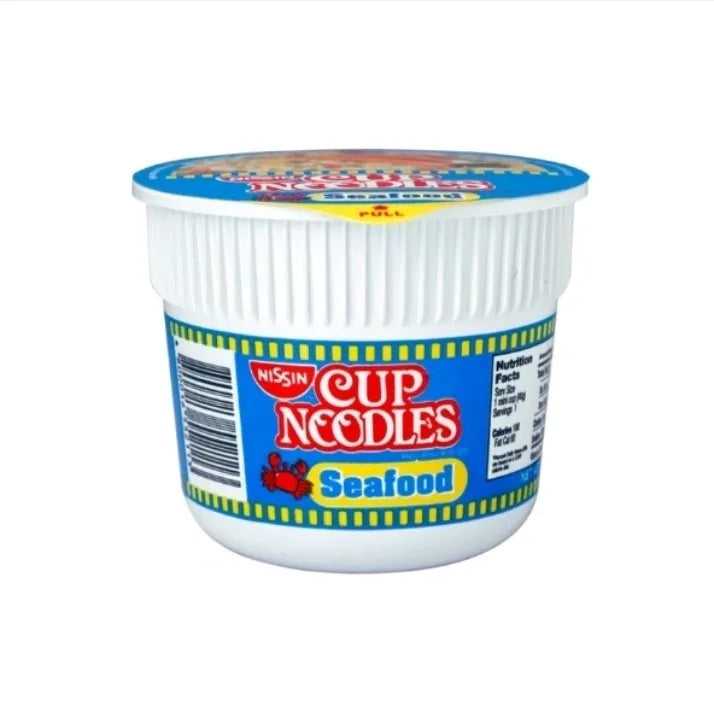 NISSIN MINI CUP NOODLES SEAFOOD 48/40G