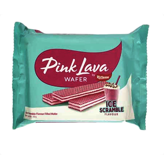 Pink lava wafer 48g
