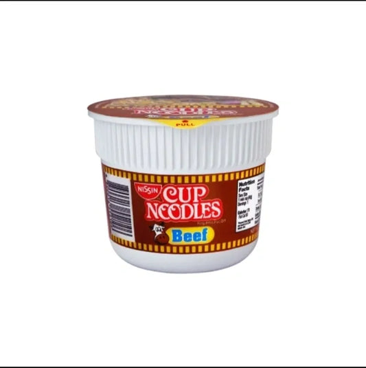 NISSIN CUP NOODLES BEEF X 24s
